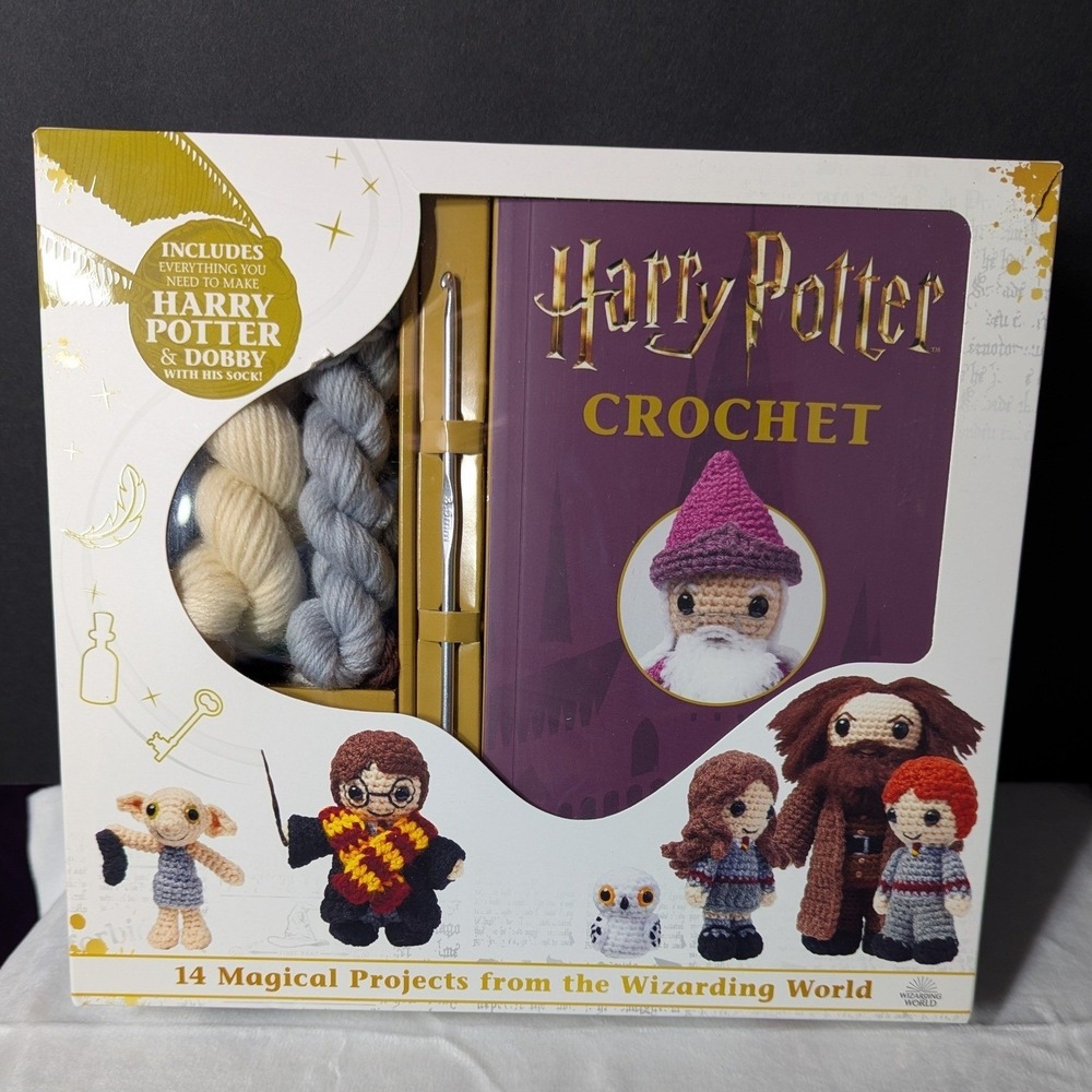 Harry Potter Crochet Kit 14 Magical Projects Thunder Bay Press Lucy Collin New